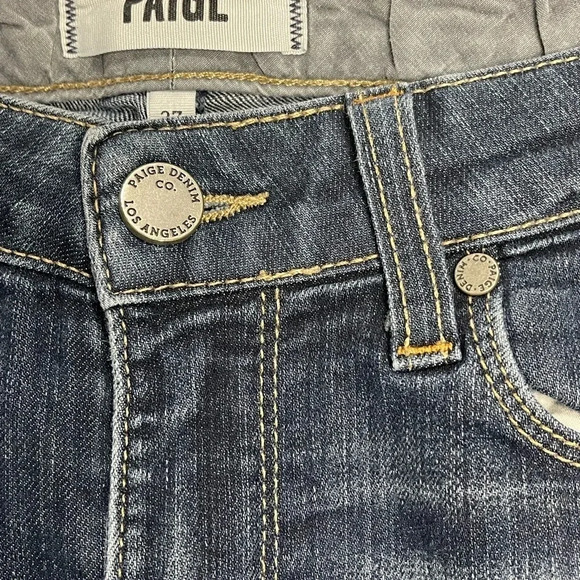 PAIGE Women’s Low Rise Skyline Straight Jeans Size 27 - Picture 4 of 11